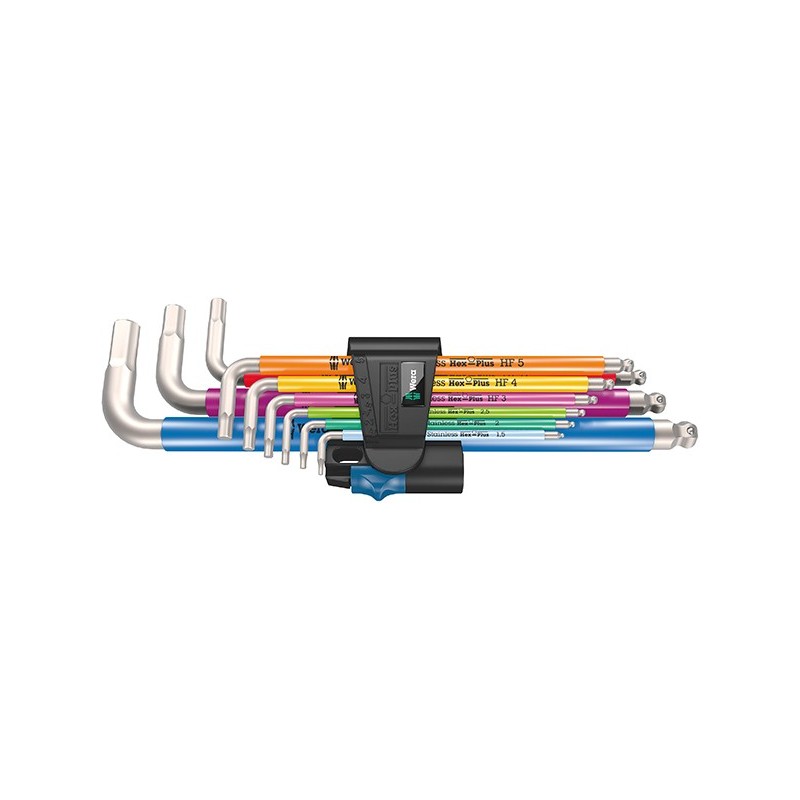 LLAVE  ALLEN  LARGA  COLOR  JG  9  P