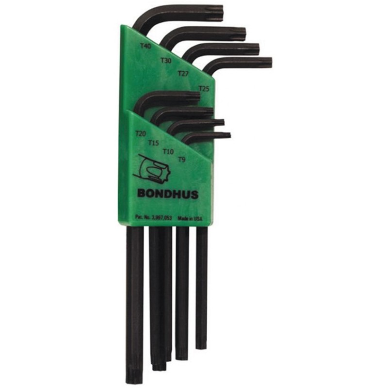 Juego  de  llaves  en  L  Torx  largas  BONDHUS.