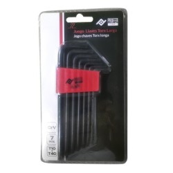 LLAVE  TORX  LARGA  JGO  7PZ  T10-T40