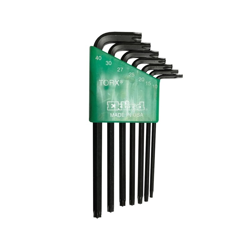 JUEGO  DE  7  LLAVES  EN  L  TORX®  INVIOLABLES  -  EKLIND