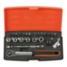 LLAVE  VASO  JGO  24  PZ+CARRACA