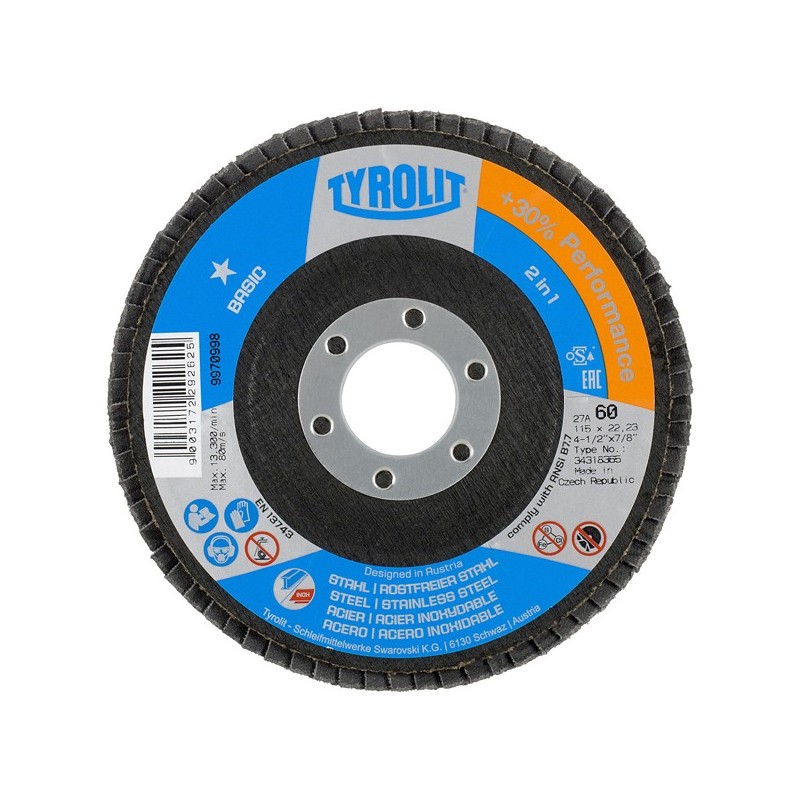 DISCO  DE  LÁMINAS  PARA  INOX  TYROLIT