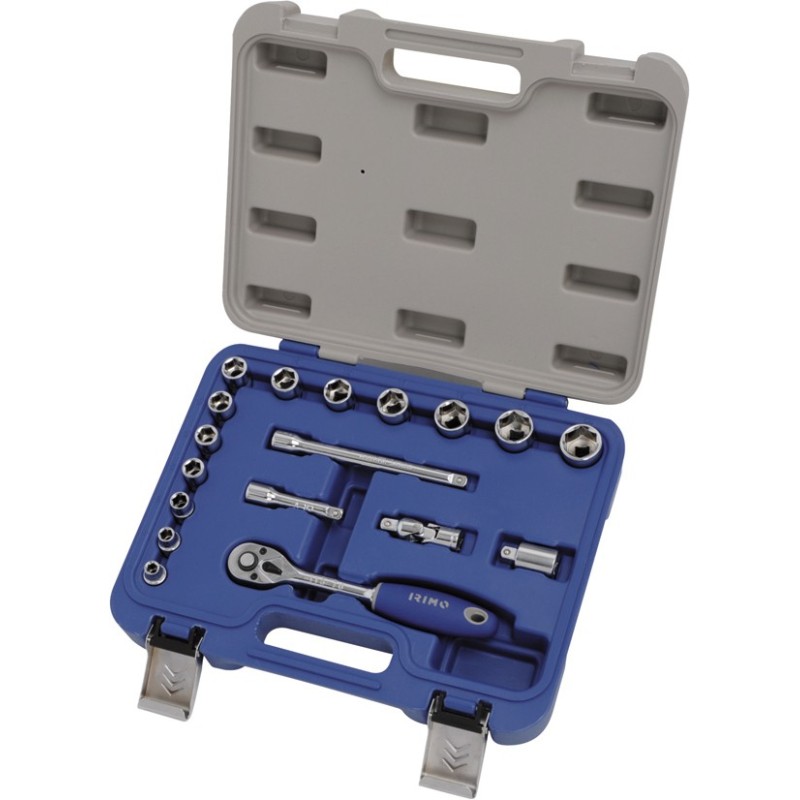 JUEGO  LLAVES  VASO  3/8"  18  PZAS-IRIMO