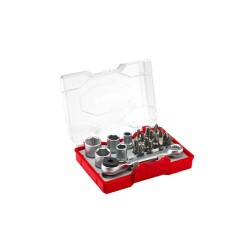 Juego  de  20  puntas  y  vasos
