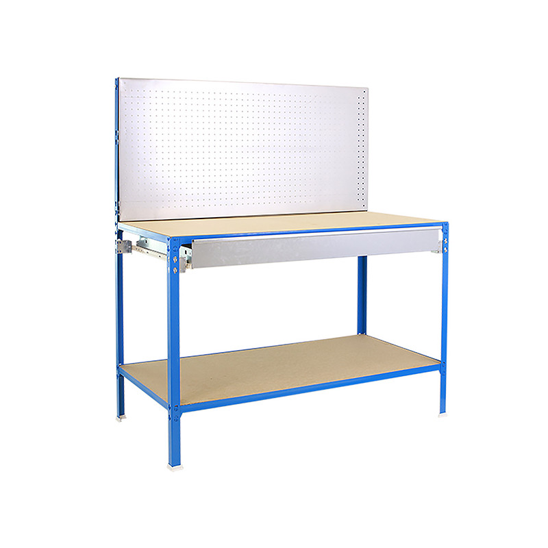 BANCO TRABAJO C/PANEL HTAS Y CAJON