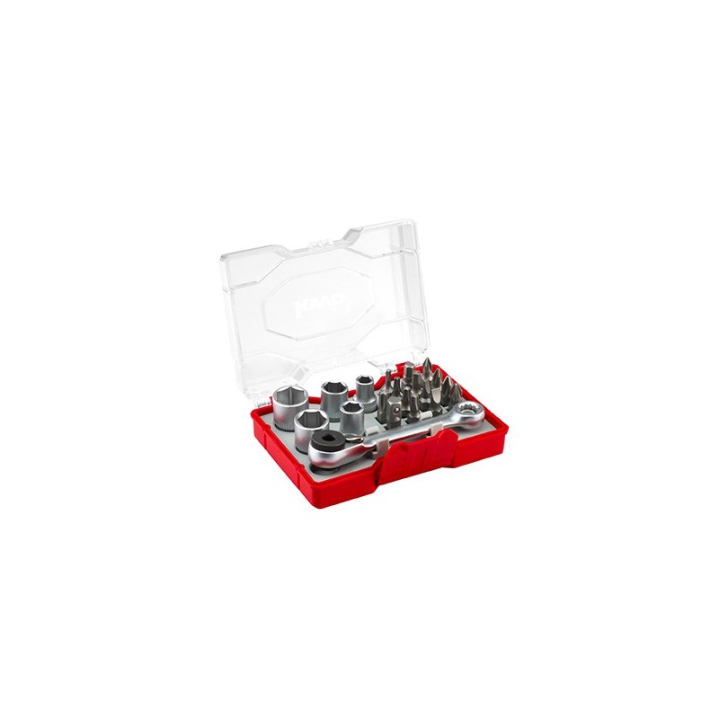 Juego  de  20  puntas  y  vasos