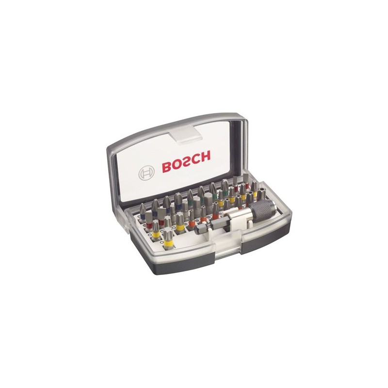 SET  PROFESIONAL  32  UNIDADES  PARA  ATORNILLAR  BOSCH
