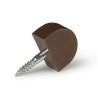 PORTAESTANTES MARRON B/100