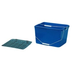 CUBETA  +REJILLA  AZUL