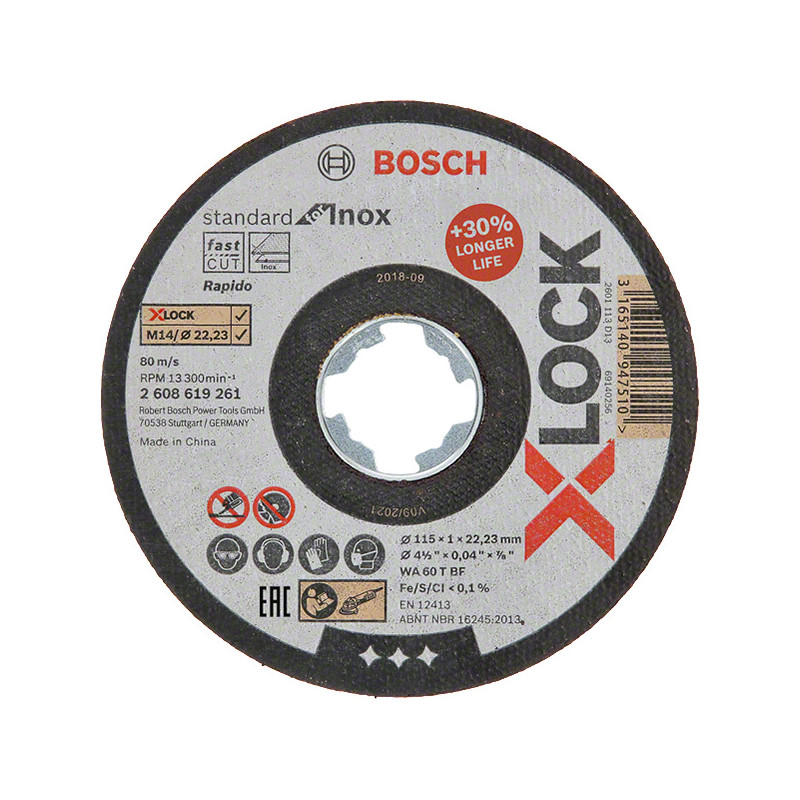 DISCO C H XLOCK METAL/INOX