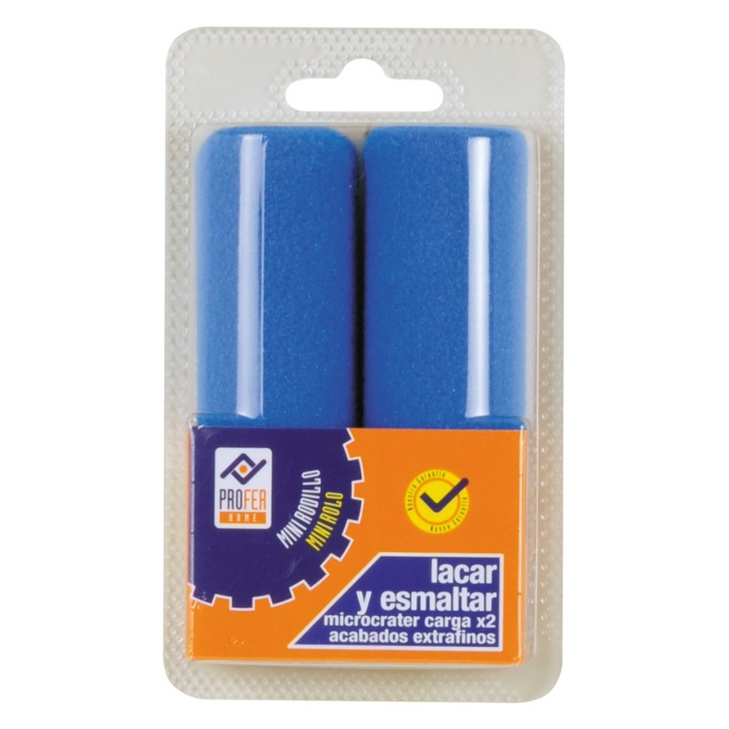 RECAMBIO  MINI  RODILLO  AZUL  2