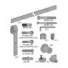 KIT  CORREDERA  RUSTICO  80  NEGRA