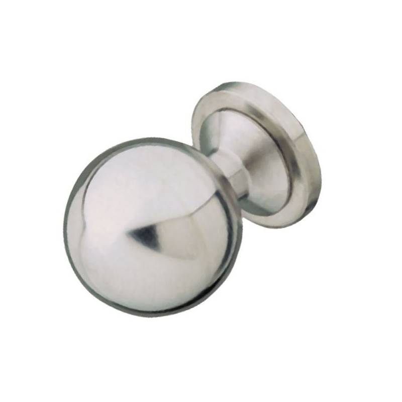POMO  PUERTA  MACIZO  INOX