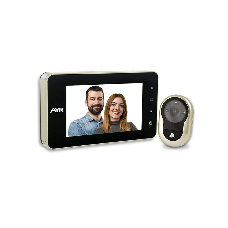 MIRILLA  DIGITAL  CON  ALARMA  Y  GRABACION