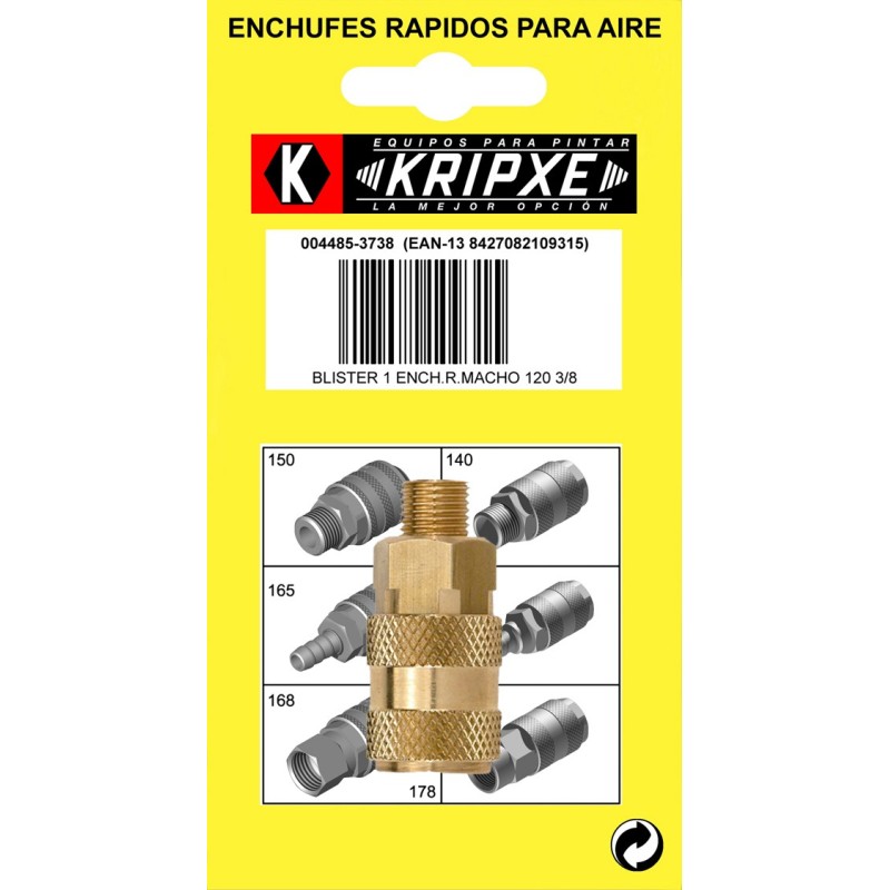 ENCHUFE  RAPIDO  MACHO  BL.1