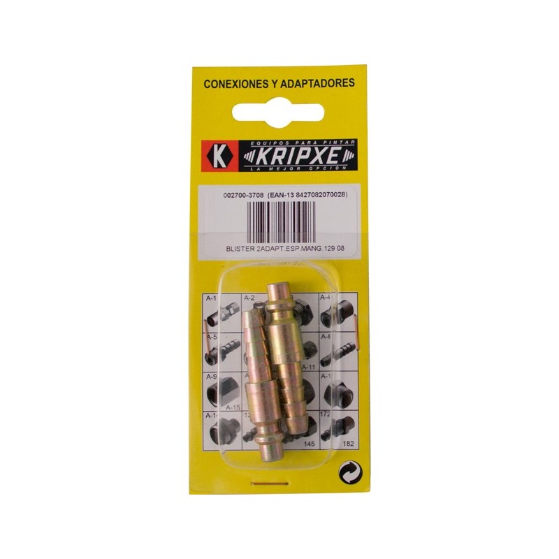 ADAPTADOR  MANGUERA  ESPIGA  8  B2