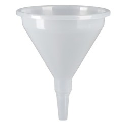 EMBUDO  POLIPROP.  BLANCO  S.RECT