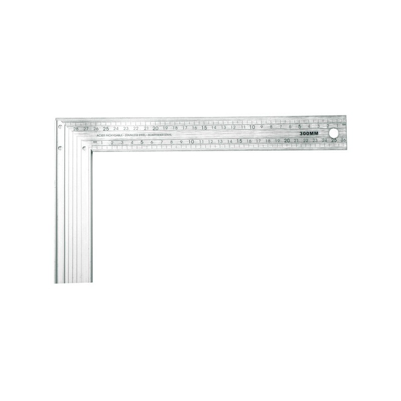 ESCUADRA  CARPINTERO  ALUM/INOX