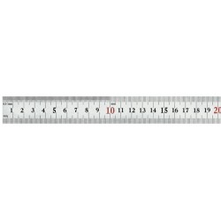 REGLA  SEMI  RIGIDA  ACERO  INOX