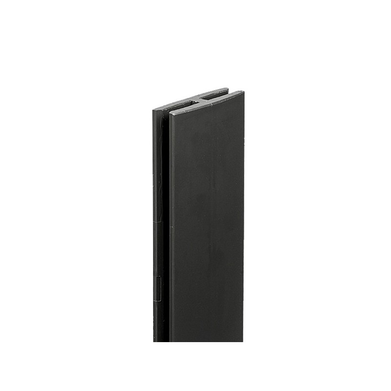 PERFIL  ALUMINIO  H  ANTRACITA