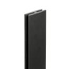 PERFIL  ALUMINIO  H  ANTRACITA