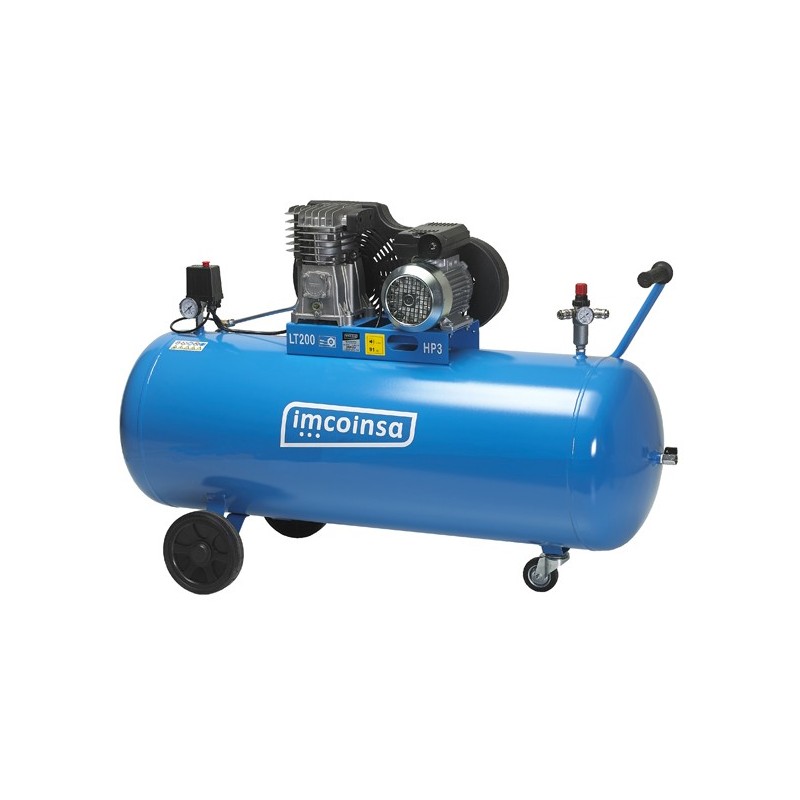 COMPRESOR  profesional  3  hp  -  200  lt  IMCOINSA
