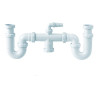 SIFON DOBLE FREGADERO CUR S-30 D.40