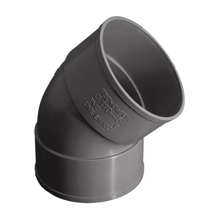 CODO PVC H-H 45 50 MM