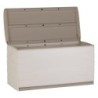 BAÚL  BEIGE  RESINA