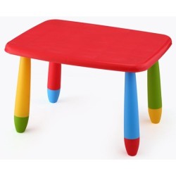 MESITA  RECTANGULAR  ROJA