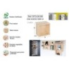 Caja  de  madera  Lauki