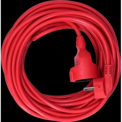 PROLONGACION  MANGUERA  T/TL  10  mtrs  3  X  1,5  FLEXIBLE  ROJA  EDM