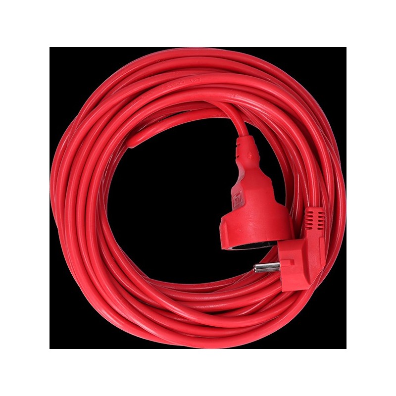 PROLONGACION  MANGUERA  T/TL  10  mtrs  3  X  1,5  FLEXIBLE  ROJA  EDM