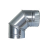 CODO ESTUFA SECTORES GALVANIZADO 90