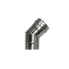 CODO ESTUFA INOXIDABLE 45 PELLET