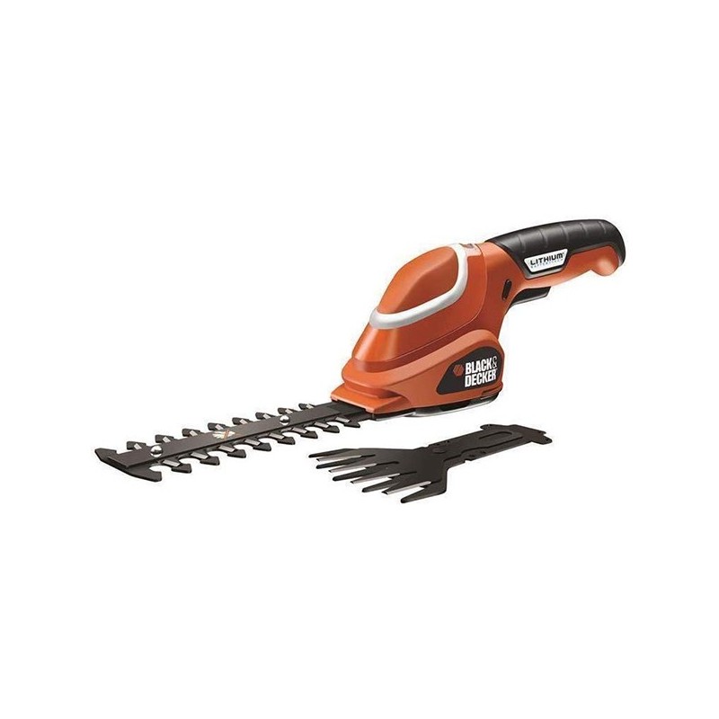 TIJERA  CORTACÉSPED  A  BATERÍA  +  ARREGLASETOS  BLACK  DECKER