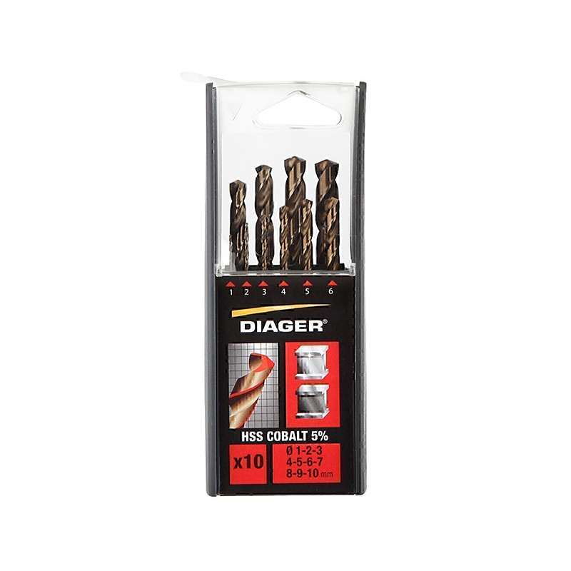 BROCAS HSS-CO JGO 10 PZS