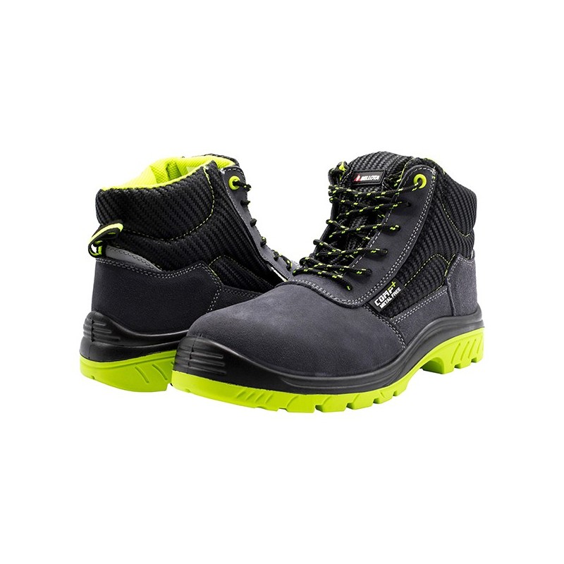 Bota  de  seguridad  Comp+  serraje  gris  S1P  talla  38  /  7230938S