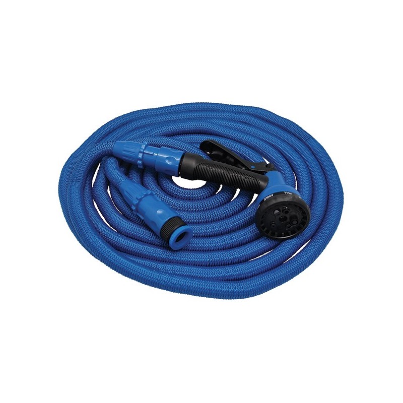 MANGUERA  EXTENSIBLE  TOP  QUALITY  CON  RACORES  ANTI  ROTURA