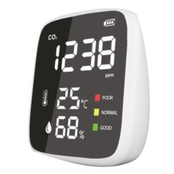 MEDIDOR  CO2  HUMEDAD  Y  TEMPERATURA