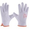 CAJA  DE  12  GUANTES  PIEL  VACUNO  BLANCO  3L