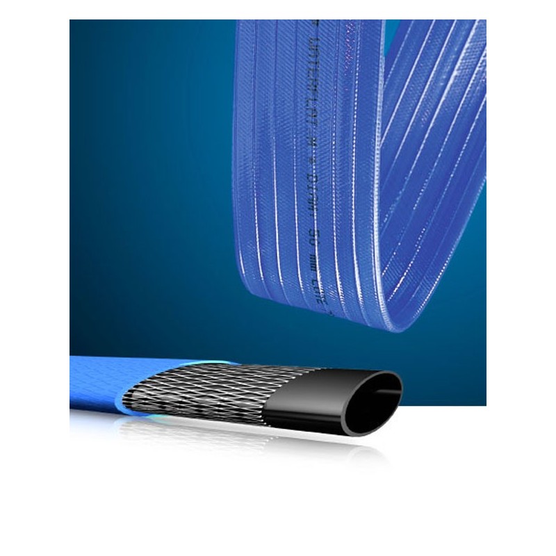 MANGUERA  PLANA  AZUL  FLATM  63MM