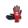 GUANTE  NYLON  ROJO  NITRILO  PALMA