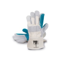 GUANTE  POLIESTER  LATEX  AMARILLO