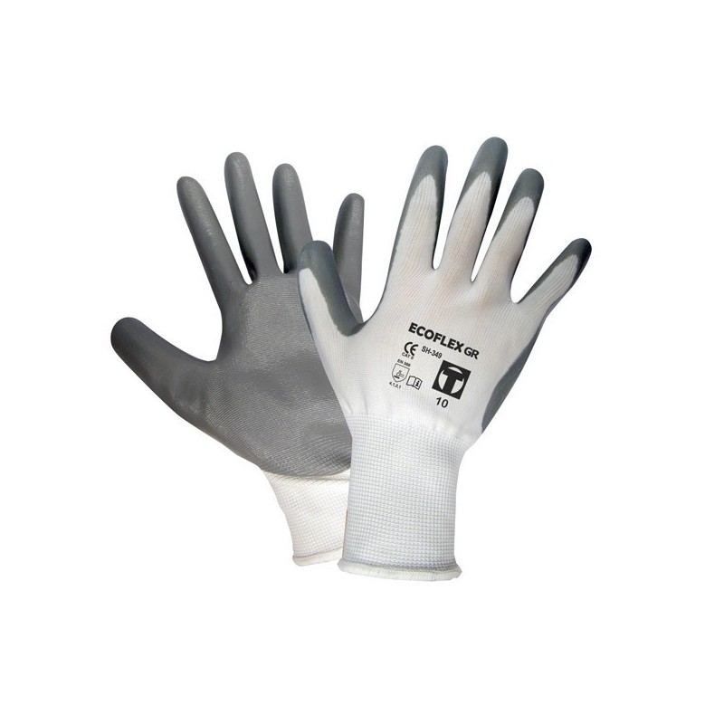 CAJA  DE  12  GUANTES  NYLON  /  POLIÉSTER  ECOFLEX  GR  3L