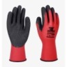 GUANTE  POLIESTER  LATEX  NEGRO