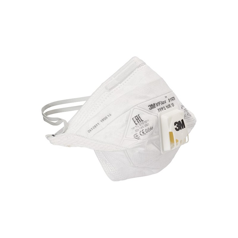 Mascarilla  para  particulas  ffp2  con  válvula,  9162  3M
