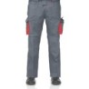 PANTALON  TERGAL  CARGO  GRIS/RJO