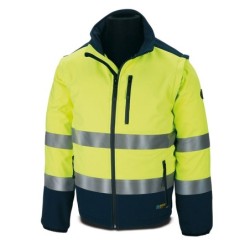 CAZADORA  TIPO  SOFT  SHELL  MARCA