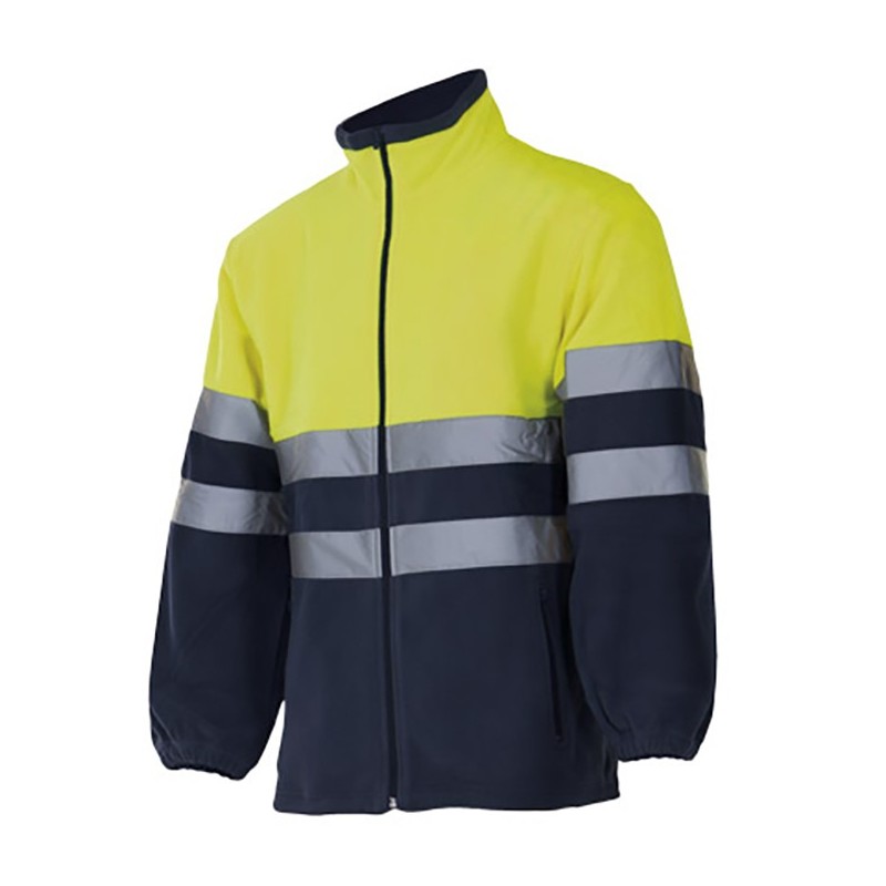 CHAQUETA  POLAR  BICOLOR  ALTA  VISIBILIDAD